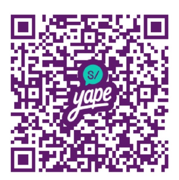 Código QR de Yape para apoyar DELX